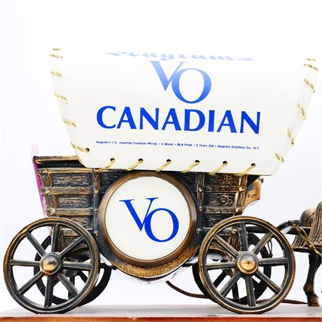 Vintage Seagram's VO Canadian Bar Lamp