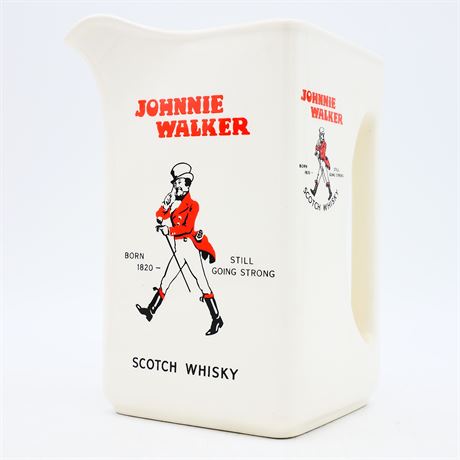 Vintage Johnnie Walker Scotch Whiskey Pitcher