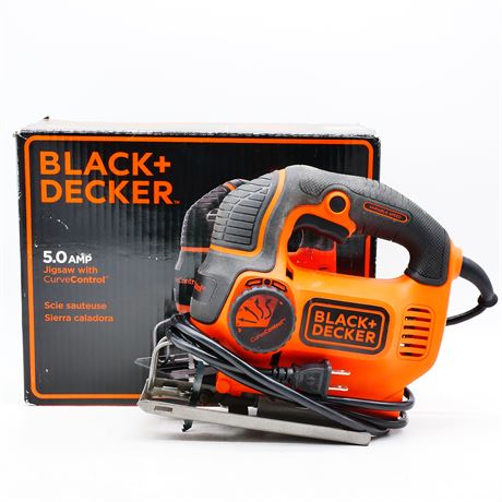 Black and Decker 5 Amp Electric Jigsaw with CurveControl