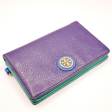 Tory Burch Pebbled Leather Wallet