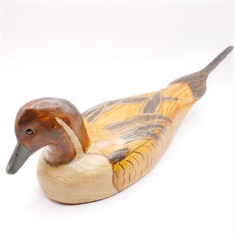 "Pintail Drake" Wooden Duck