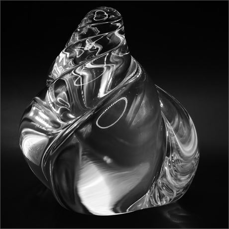 Steuben Glass Spiral Sea Shell