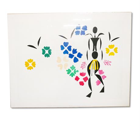 "La Negresse" Paper on Canvas by Henry Matisse Reproduction