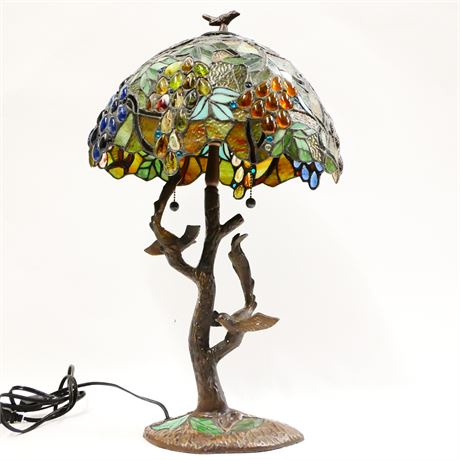 Tiffany-Style Tree Table Lamp