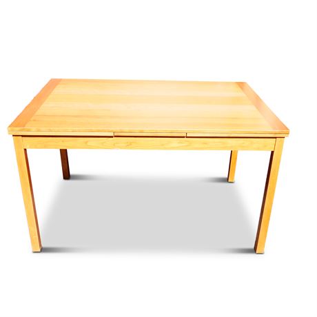Ansager Mobler Danish Double Extending Draw Leaf Dining Table