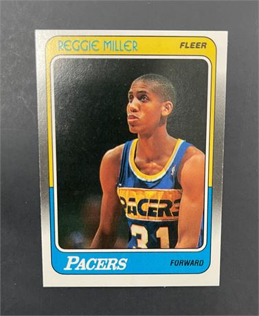 1988 Fleer #57 Reggie Miller Rookie