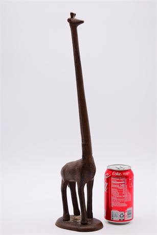Large Metal Giraffe Sculpture