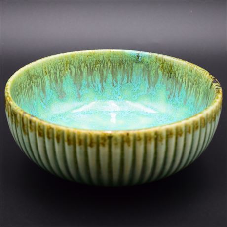 Turquoise Glazed Ceramic Bowl