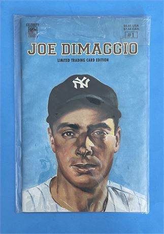 Celebrity Comics Joe Dimaggio Limited Trading Card Edition