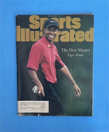 1997 Sports Illustrated Tiger Woods The New Master Magazine