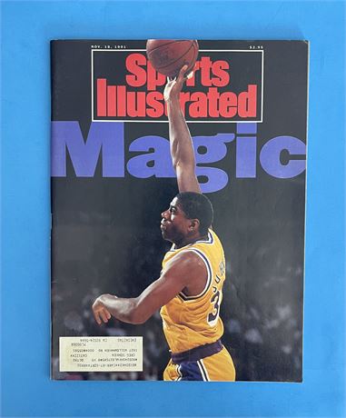 1991 Sports Illustrated Magic Johnson "The Magic Touch" Magazine