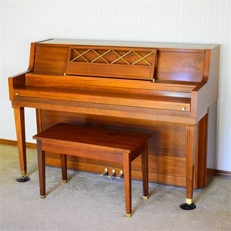 Vintage Kawai NS-6 Upright Walnut Piano