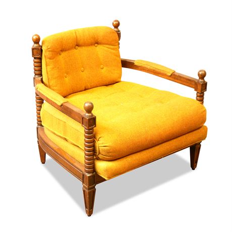 Deep Seated Marigold Low Lounge Chair