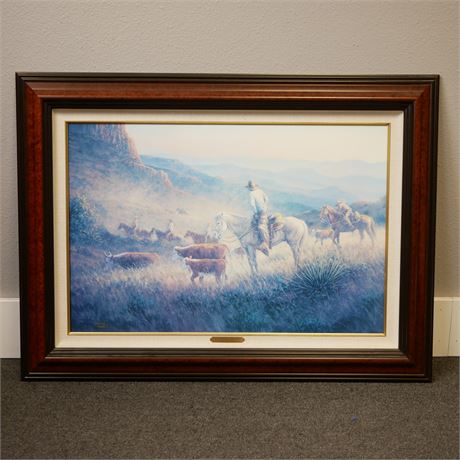 "End of a Long Day" by Jack Terry Signed Ltd. Edition Embellished Giclee