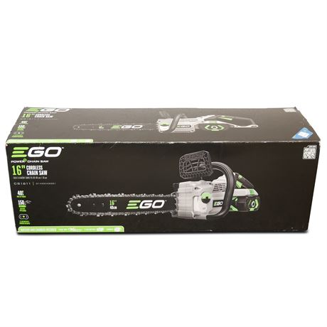 Ego Power 16” Cordless Electric Chainsaw with Box