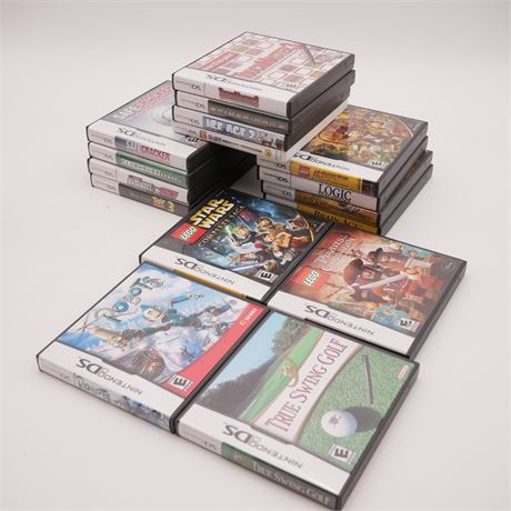Nintendo DS Games Bundle (Total of 16)