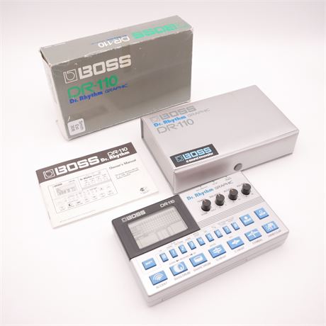 Boss DR-110 Dr. Rhythm Graphic Drum Machine - New in Box
