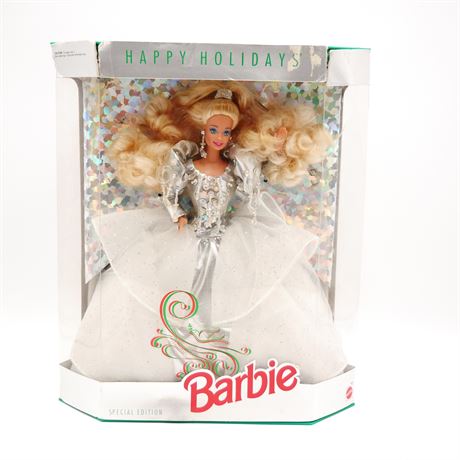 Mattel 1992 Happy Holidays Special Edition Barbie Doll - New in Box
