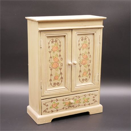 Hand Painted Miniature Cabinet