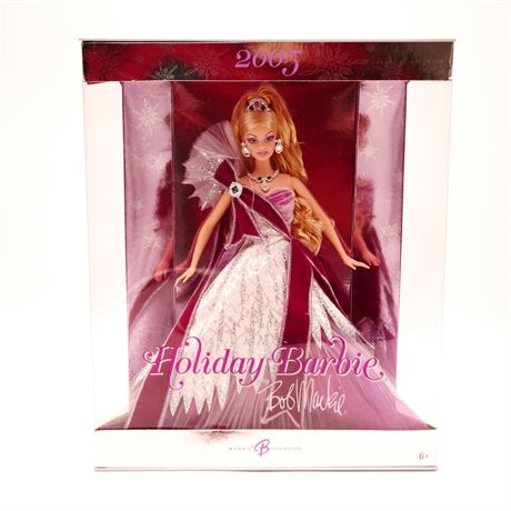Mattel 2005 Holiday Barbie Doll by Bob Mackie - New in Box