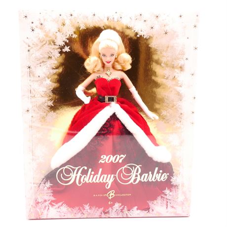 Mattel 2007 Holiday Barbie Doll - New in Box
