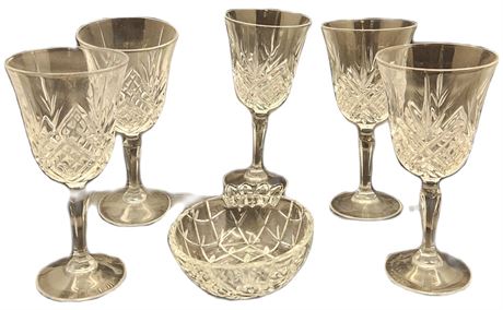 Wine Glasses by Cristal d' Arques Durand