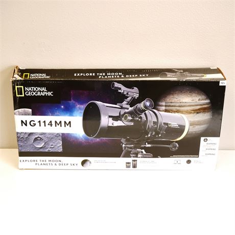 National Geographic 114mm Newtonian Telescope w/Equatorial Mount