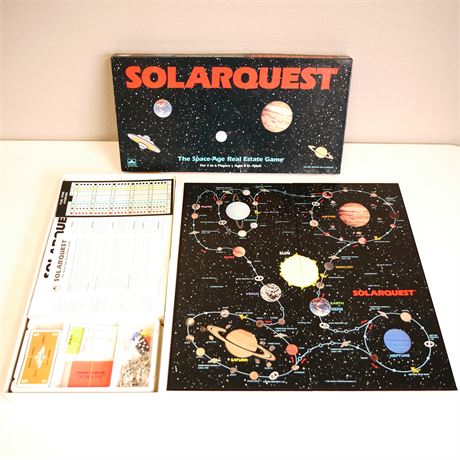 Solarquest 1986 Space-Age Real Estate Game