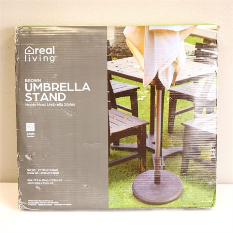 Real Living Brown Umbrella Stand