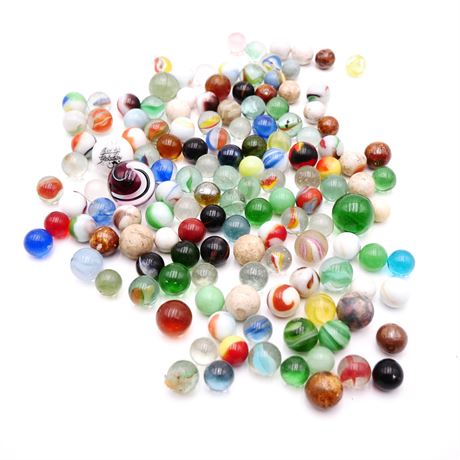 Assorted Marbles (Over 100)