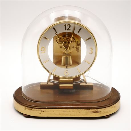 Kieninger & Obergfell Kundo 6 Jewel Glass Dome Skeleton Clock