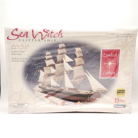 Lindberg Limited Edition "Sea Witch" Clipper Ship 1:96 Scale Model Kit