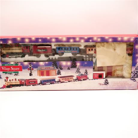 Mervyn's 1993 Village Square Train Set