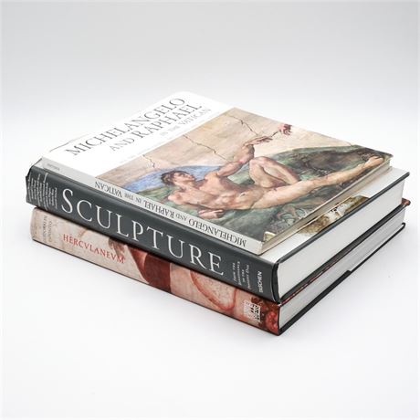Lot of 3 Art History Books for Sculpture and Painting