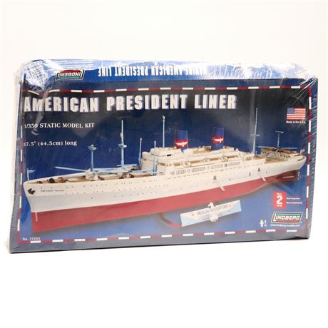 Lindberg American President Liner 1:350 Scale Static Model Kit