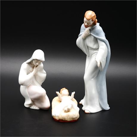 Avon O'Brien 1992 Nativity Porcelain Figurines (Set of 3)