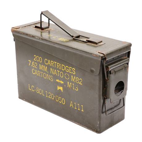 Vintage U.S. Military Ammo Box