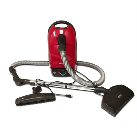 Miele Red Star Canister Vacuum S312i w/Attachments