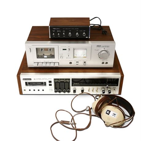 Vintage Hi-Fi 8-Track and Cassette Player Lot (Lot of 4)