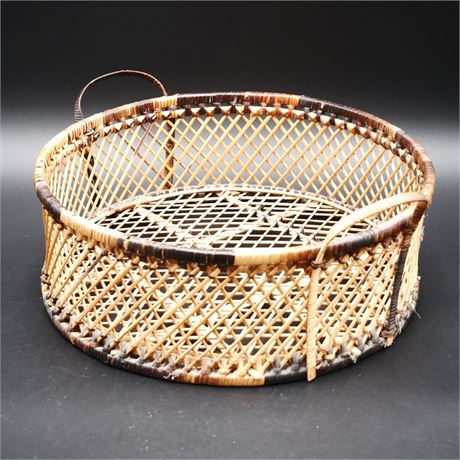 Handled Loose Weave Basket
