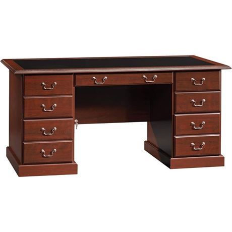 Sauder Heritage Hill Executive Desk with Classic Cherry Finish (New in Box)