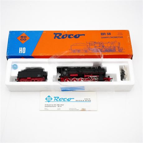 Roco Deutsche Reichsbahn BR 58 HO Scale Steam Locomotive