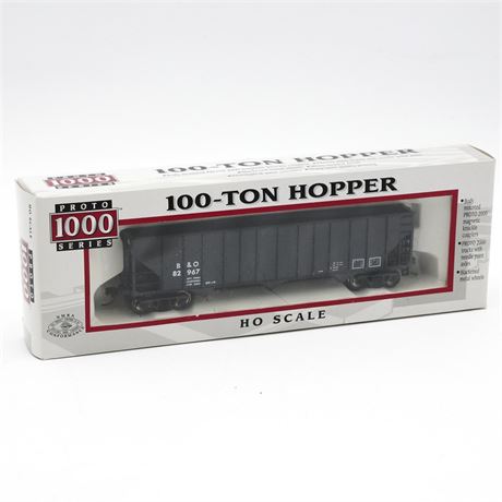 Proto 1000 Series HO Scale Baltimore & Ohio 100-Ton Hopper