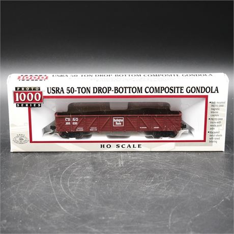 Proto 1000 Series HO Scale USRA 50T Drop-Bottom Composite Gondola Train Car