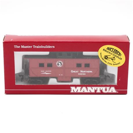 Mantua HO Scale Great Northern Heavy 36’ Caboose