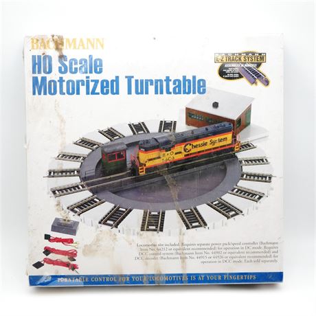 Bachmann HO Scale Motorized Turntable - New in Box