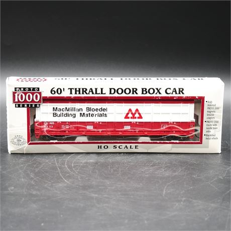 Proto 1000 Series HO Scale MBBM 60’ Thrall Door Box Car