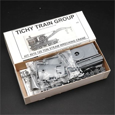Tichy Train Group HO Scale Kit 4010 120 Ton Steam Wrecking Crane