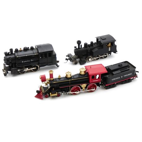 Lot of 3 HO Scale Model Trains