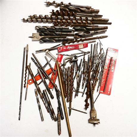 Assorted Drill Bits (Total Over 70)